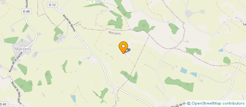 localisation de l'entreprise SCI DU 11 BOULEVARD DE BELLEVILLE  MARZENS