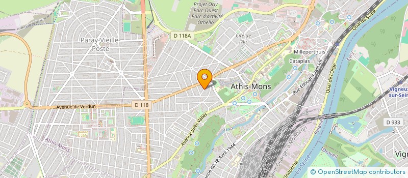 localisation de l'entreprise SCI DU 11 ET 13 RUE JEAN CAMUS A ATHIS MONS à LEVENS