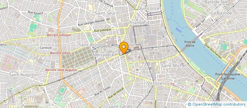 localisation de l'entreprise SCI DU 11 JANVIER  BORDEAUX