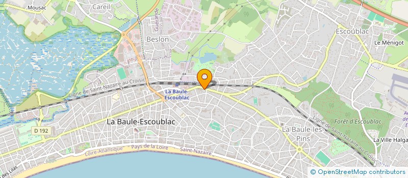 localisation de l'entreprise SCI DU 11 MARS  LA BAULE-ESCOUBLAC