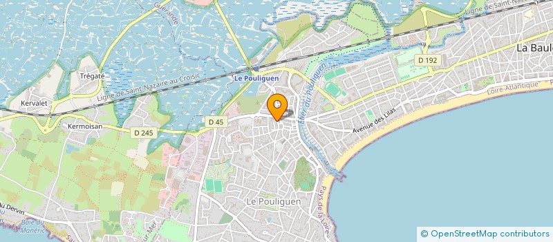 localisation de l'entreprise SCI DU 11 MARS  LE POULIGUEN