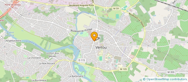 localisation de l'entreprise SCI DU 11 NOVEMBRE  VERTOU