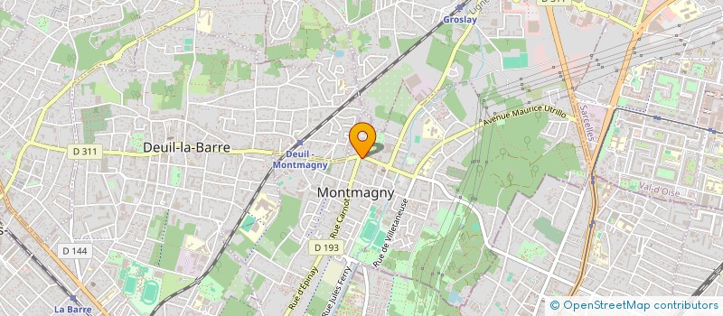 localisation de l'entreprise SCI DU 11 NOVEMBRE  MONTMAGNY