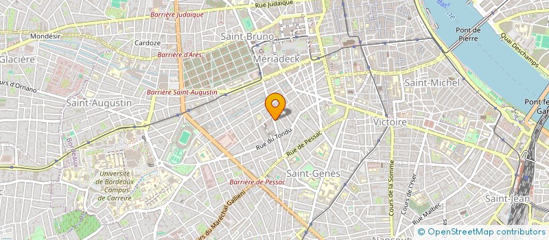 localisation de l'entreprise SCI DU 11 PLACE DES CEDRES  BORDEAUX