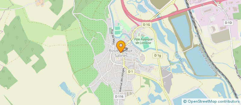 localisation de l'entreprise SCI DU 11 PLACE ST PIERRE  ROSIERES-AUX-SALINES