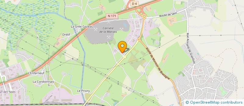 localisation de l'entreprise SCI DU 11 R COMMANDANT LE PRIEUR  DONGES