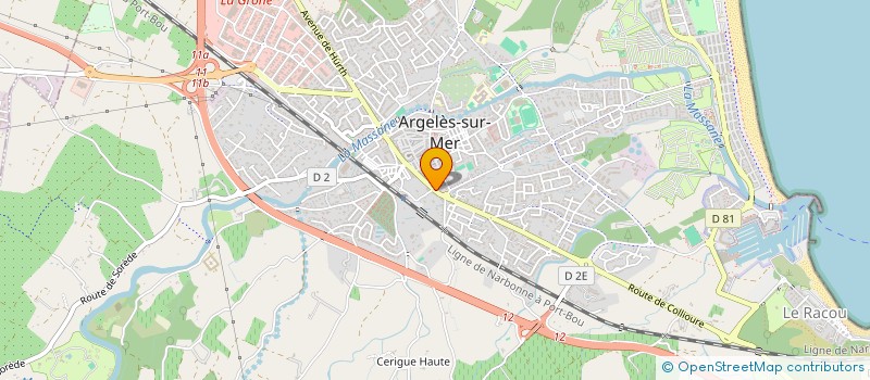 localisation de l'entreprise SCI DU 11 R DE L AVENIR  ARGELES-SUR-MER