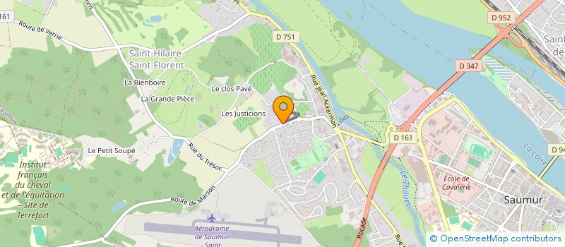 localisation de l'entreprise SCI DU 11 R DU PONT FOUCHARD  SAUMUR