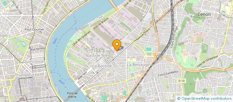 localisation de l'entreprise SCI DU 11 R EDOUARD MAYAUDON  BORDEAUX