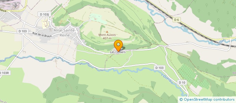 localisation de l'entreprise SCI DU 11 ROUTE DE DIJON  POUILLENAY