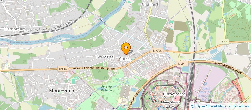 localisation de l'entreprise SCI DU 11 RUE AMPERE  CHESSY