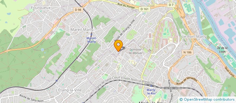 localisation de l'entreprise SCI DU 11 RUE DE L'ALMA  LE PECQ