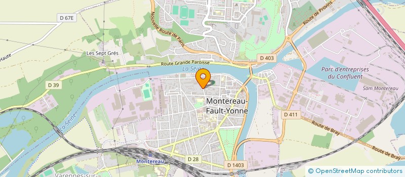 localisation de l'entreprise SCI DU 11 RUE DE LA PEPINIERE ROYALE à MONTEREAU-FAULT-YONNE
