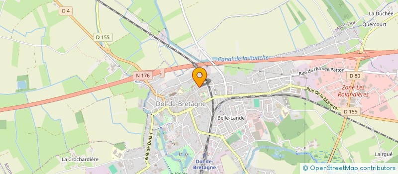 localisation de l'entreprise SCI DU 11 RUE DES CARMES  DOL-DE-BRETAGNE