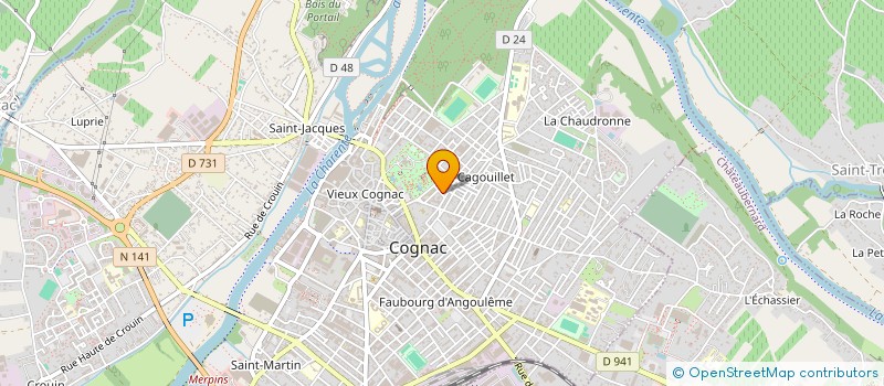 localisation de l'entreprise SCI DU 11 RUE DES FONTENELLES à COGNAC