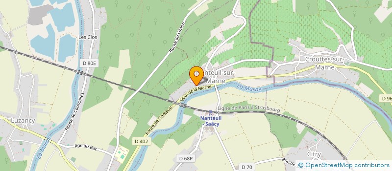 localisation de l'entreprise SCI DU 11 RUE DIDIER DAURAT  NANTEUIL-SUR-MARNE