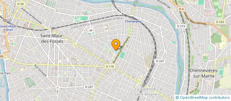 localisation de l'entreprise SCI DU 11 RUE DU BERGER à SAINT-MAUR-DES-FOSSES