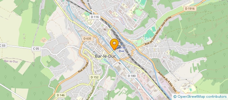 localisation de l'entreprise SCI DU 11 RUE DU GENERAL DE GAULLE à BAR-LE-DUC