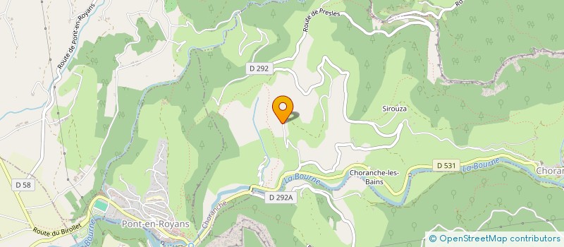 localisation de l'entreprise SCI DU 11 RUE DU PHALANSTERE  CHORANCHE