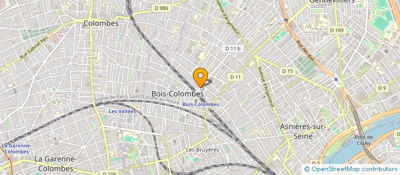 localisation de l'entreprise SCI DU 11 RUE ESTIENNE D ORVES à BOIS-COLOMBES