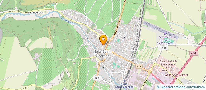 localisation de l'entreprise SCI DU 11 RUE FRANCOIS MIGNOTTE à NUITS-SAINT-GEORGES