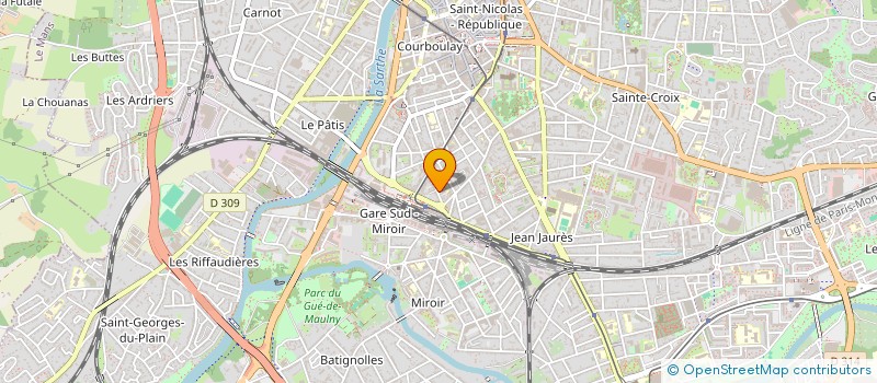 localisation de l'entreprise SCI DU 11 RUE GASTELIER  LE MANS