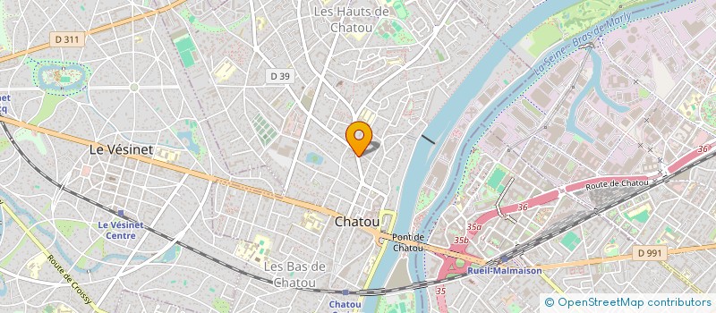 localisation de l'entreprise SCI DU 11 RUE GIRODET  CHATOU