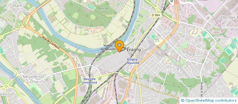 localisation de l'entreprise SCI DU 11 RUE GISQUET A ST DENIS  ERAGNY