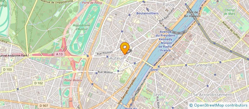 localisation de l'entreprise SCI DU 11 RUE LECONTE DE LISLE  PARIS