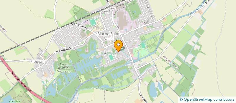 localisation de l'entreprise SCI DU 11 RUE POINCARE  BIACHE-SAINT-VAAST