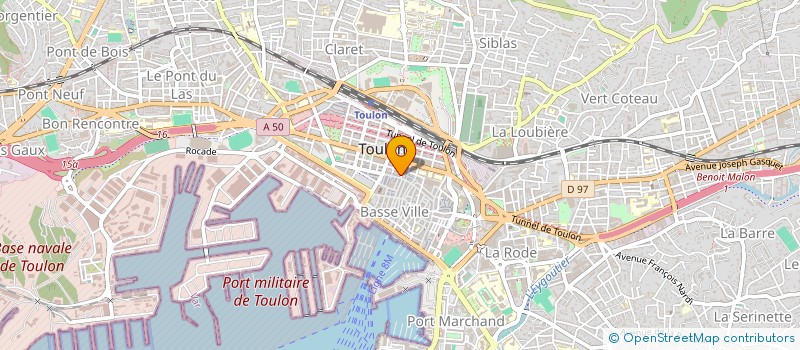 localisation de l'entreprise SCI DU 11 RUE RACINE  TOULON