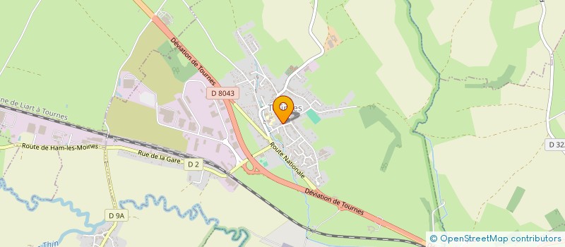 localisation de l'entreprise SCI DU 11 RUE RENE DUPONT  TOURNES