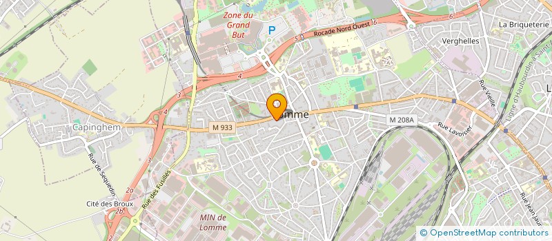 localisation de l'entreprise SCI DU 110 112 RUE JACQUARD A LOMME à LILLE
