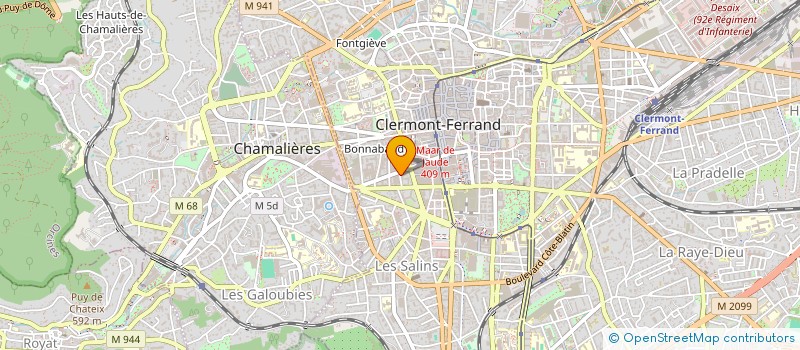 localisation de l'entreprise SCI DU 110 AV DU BREZET  CLERMONT-FERRAND