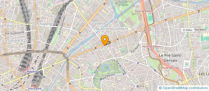 localisation de l'entreprise SCI DU 110 RUE DE CRIMEE  PARIS