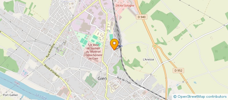 localisation de l'entreprise SCI DU 111 AV DE LA REPUBLIQUE  GIEN