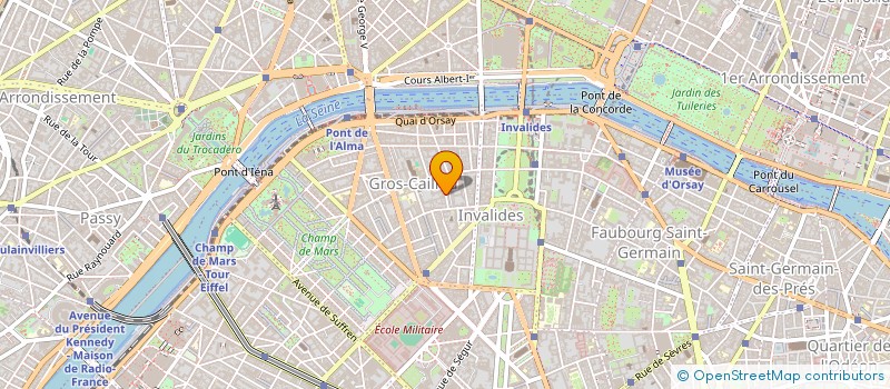 localisation de l'entreprise SCI DU 111 AVENUE DE LA BOURDONNAIS  PARIS