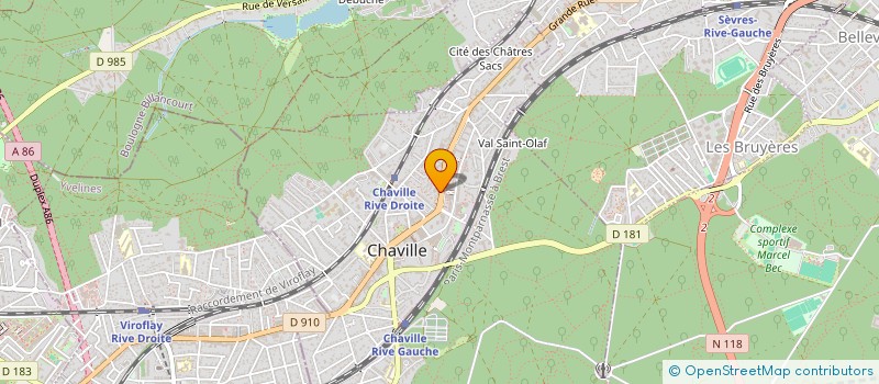 localisation de l'entreprise SCI DU 1114 AV R.SALENGRO à CHAVILLE