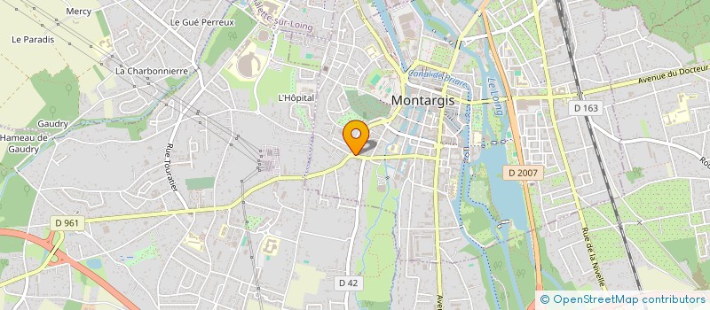 localisation de l'entreprise SCI DU 112 RUE DE LA LIBERATION à MONTARGIS