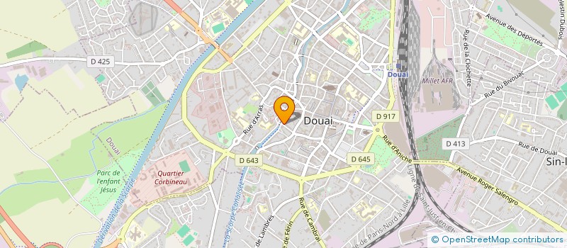 localisation de l'entreprise SCI DU 112 RUE FOUCQUES à DOUAI