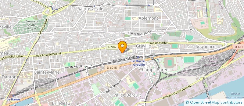 localisation de l'entreprise SCI DU 113 RUE DE VERDUN à LE HAVRE