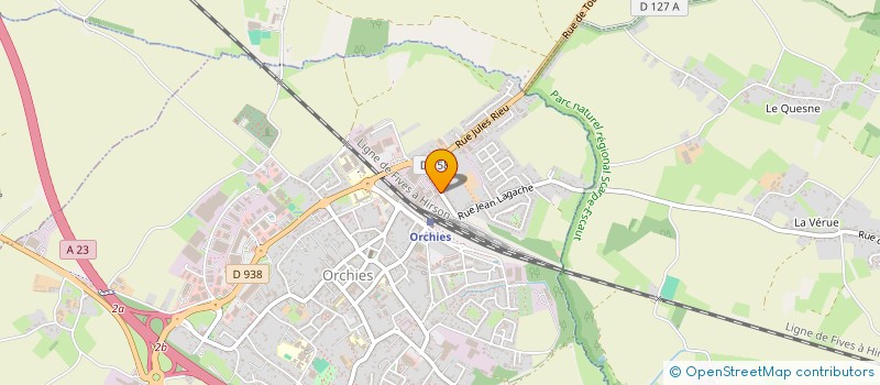 localisation de l'entreprise SCI DU 114.116 AV JEAN LEBAS  LANDAS