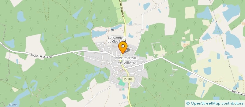 localisation de l'entreprise SCI DU 114 ROUTE DE MARCILLY à MENESTREAU-EN-VILLETTE