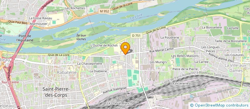 localisation de l'entreprise SCI DU 114 RUE MARCEL CACHIN  SAINT-PIERRE-DES-CORPS