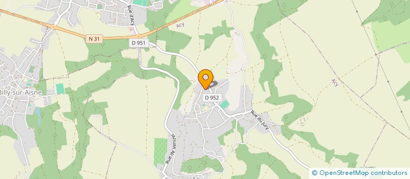 localisation de l'entreprise SCI DU 115  ACY