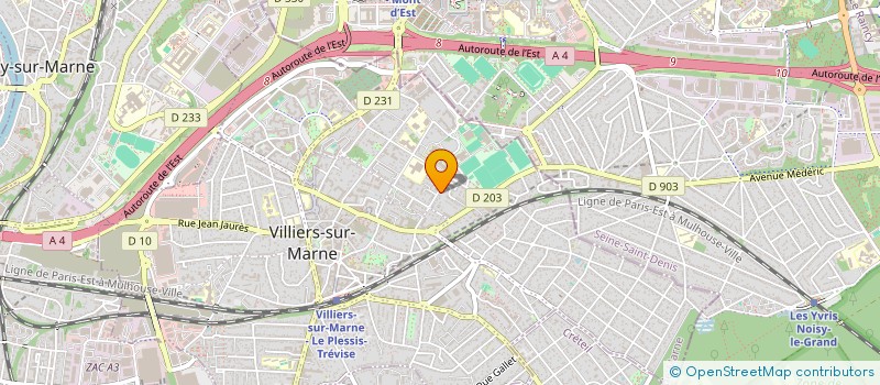 localisation de l'entreprise SCI DU 116 120 RUE PIERRE BROSSOLETTE  VILLIERS-SUR-MARNE