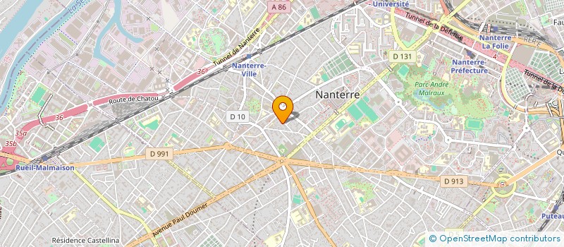 localisation de l'entreprise SCI DU 116 RUE DU GENERAL LECLERC  NANTERRE