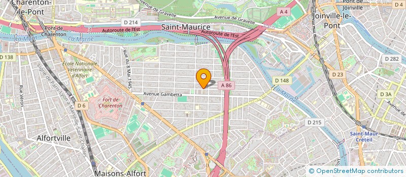 localisation de l'entreprise SCI DU 117C RUE ROGER FRANCOIS à MAISONS-ALFORT