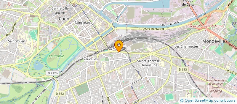 localisation de l'entreprise SCI DU 118 RUE D'AUGE à CAEN