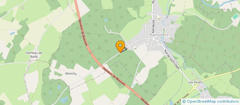 localisation de l'entreprise SCI DU 118 RUE DE BRETAGNE  RAINVILLERS